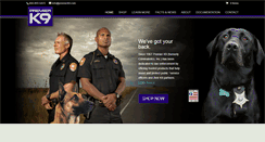 Desktop Screenshot of premierk9.com